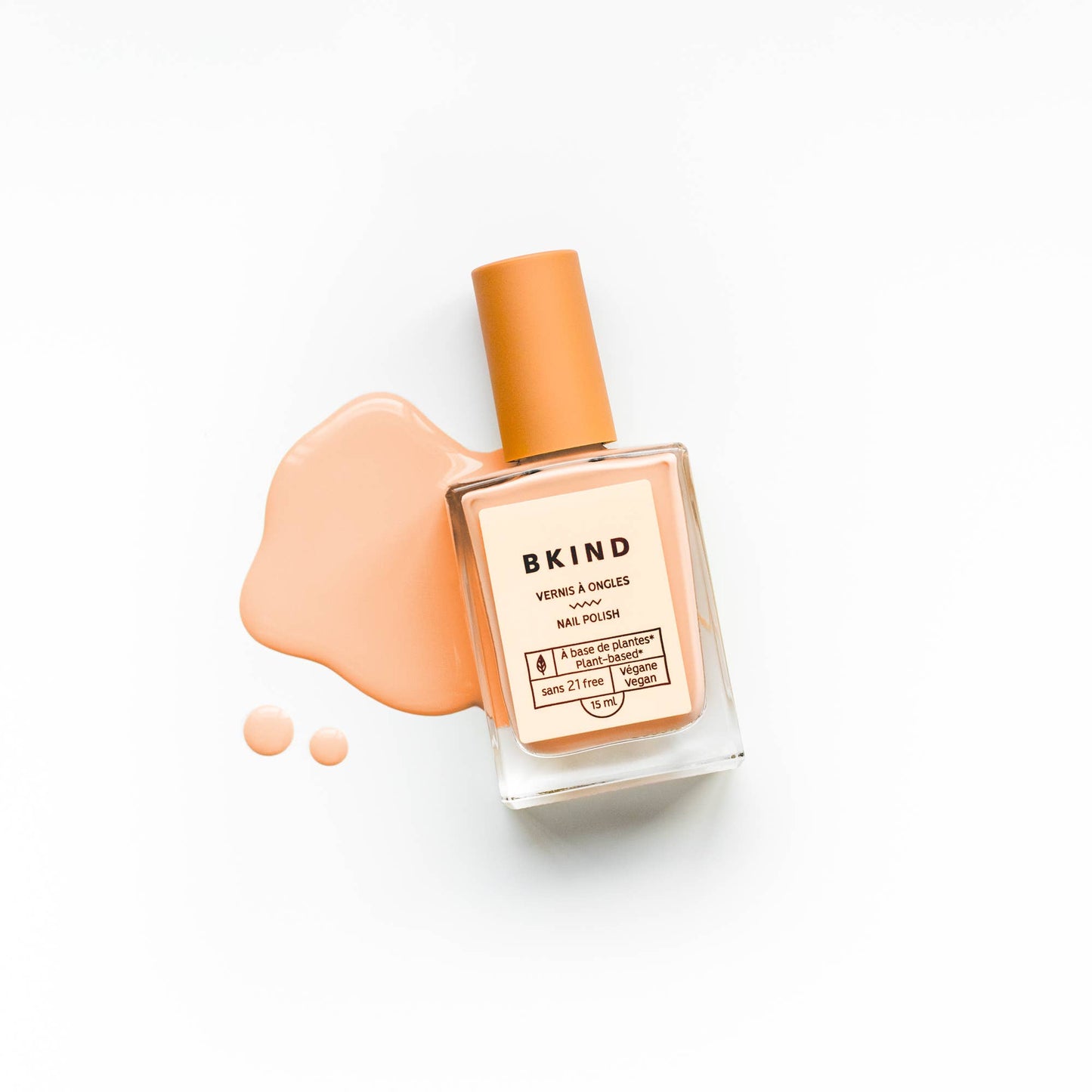 B Kind Nail Polish - Fuzzy Peach