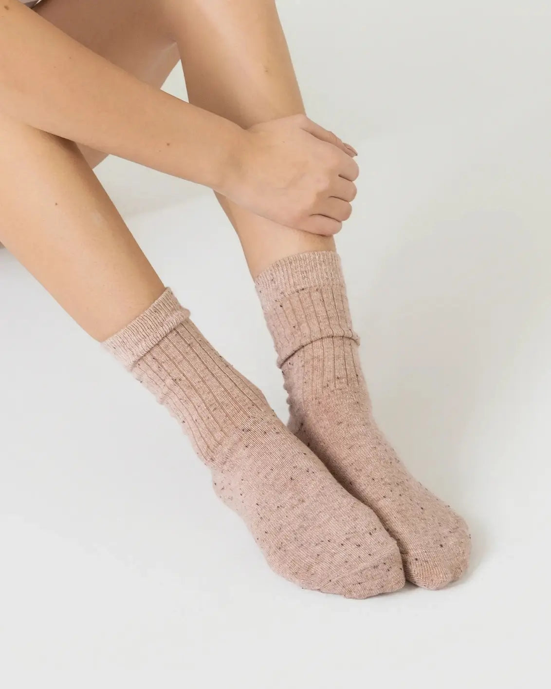 Merino Wool Blend Crew Socks