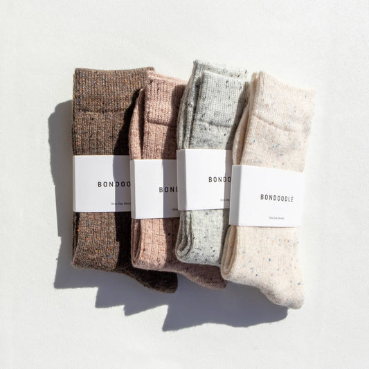 Merino Wool Blend Crew Socks