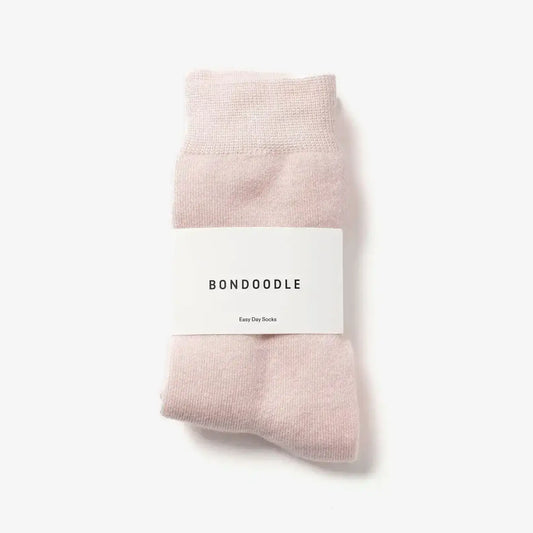 Bondoodle - Super-Soft Cozy Lounge Socks in Ballerina Pink