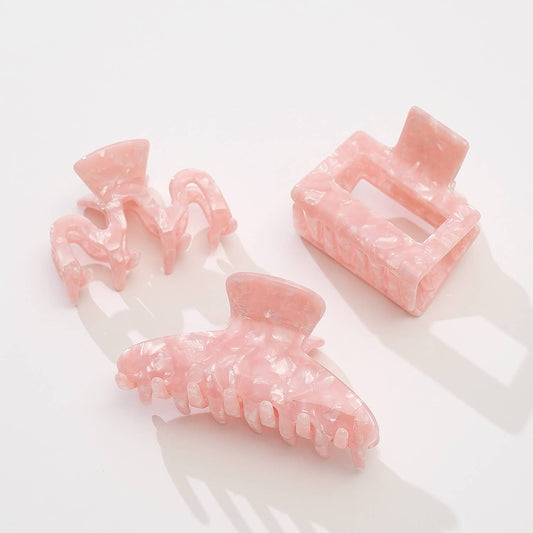 Saltwater Pink | Assorted Small/Medium Claw Clips