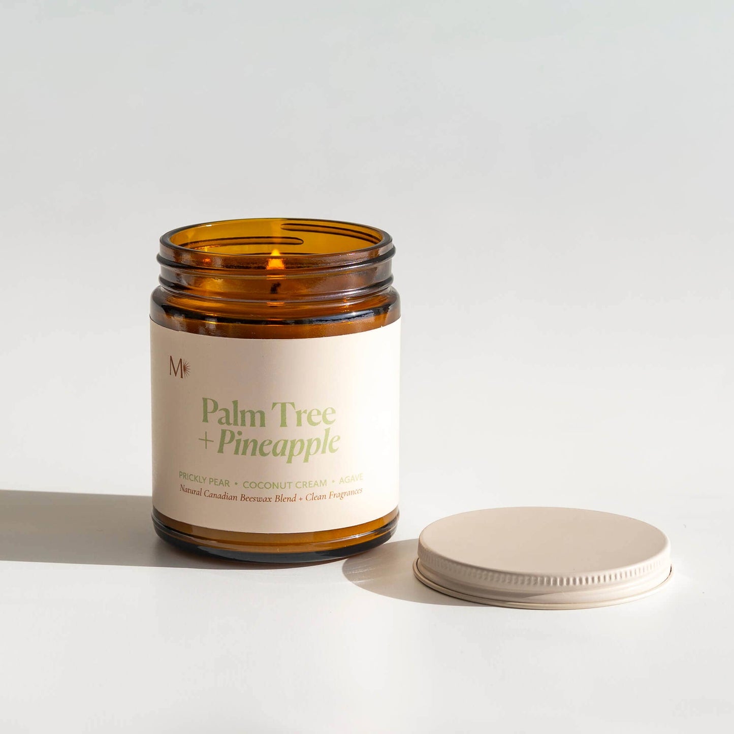 Palm Tree + Pineapple | Canadian Beeswax Candle